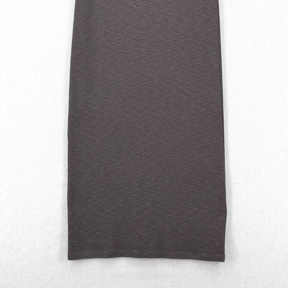 ENZA COSTA Textured Rib Sleeveless Maxi Dress Womens Small Iron Gray Minimalist - Picture 8 of 12